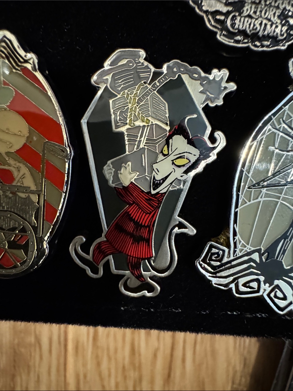 Nightmare before Christmas  Lock Coffin Enamel Pin -